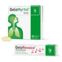 GELOMYRTOL f.Kapseln 20 St. + GELOREVOICE Halstabletten 20 St. Produktbild