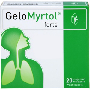 GELOMYRTOL forte magensaftresistente Weichkapseln Produktbild