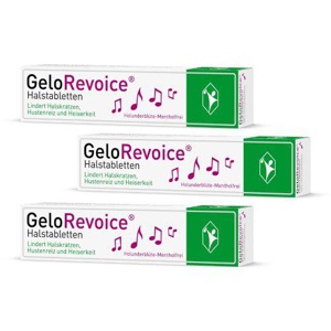 GeloRevoice Halstabletten Holunderblüte - Mentholfrei bei Heiserkeit Produktbild