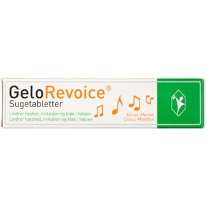 Gelorevoice Sugetabletter Citrus-Menthol produktbillede