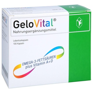 GELOVITAL Nahrungsergänzungsmittel Lebertran Kaps. Produktbild