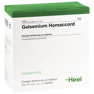 GELSEMIUM HOMACCORD Ampullen Produktbild