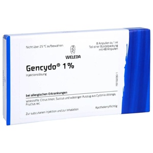 GENCYDO 1% Injektionslösung Produktbild