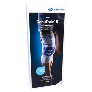 Genutrain S Pro Aktivbandage rechts Größe 1 titan, 1 St Bandage Produktbild