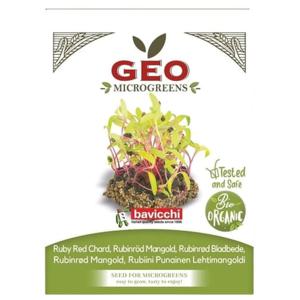 GEO Rödbeta Ruby Red Microgreens EKO 15 g produkt bild