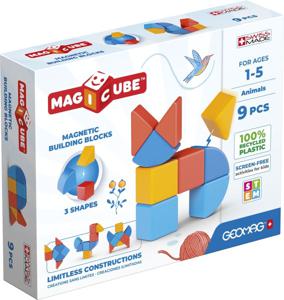Geomag Magicube Djur 9-delar produkt bild