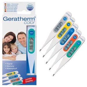 Geratherm Fieberthermometer color digital, 1 St n.v. Produktbild