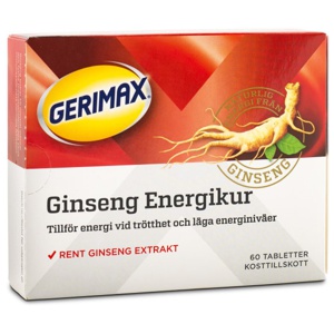Gerimax Ginseng 60 tabletter produktbillede