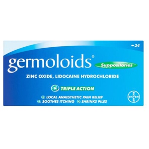 Germoloids Triple Action Haemorrhoids & Piles Suppositories product image