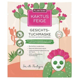 PLANTANA Gesichtstuchmaske Kaktusfeige 1 St Gesichtsmaske Produktbild