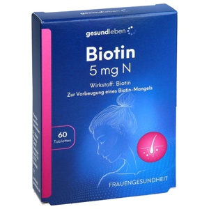 GESUND LEBEN Biotin 5 mg N 60 St Tabletten Produktbild
