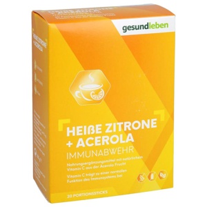 GESUND LEBEN heiße Zitrone+Acerola Pulver Produktbild