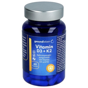 GESUND LEBEN Vitamin D3+K2 Kapseln Produktbild