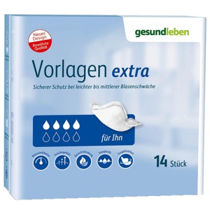 Gesund Leben Vorlagen Herren extra, 8X10 St n.v. Produktbild