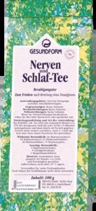 GESUNDFORM-Beruhigungs-Tee Produktbild