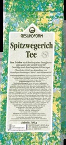 GESUNDFORM-Spitzwegerichkraut-Tee Produktbild