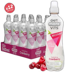 Get More Vits Recovery 12x500ml Still Hydrating Cranberry product image