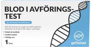 Get Tested Blod i avföring test, 1 st produkt bild