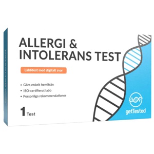 GetTested Allergi & Matintoleranstest produkt bild