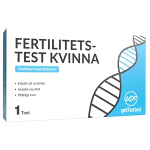 GetTested Fertillitetstest Kvinna produkt bild
