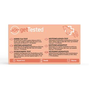 GetTested Hästinfluensatest produkt bild