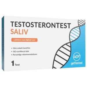 GetTested Labbtest Testosterontest Saliv 1 st produkt bild