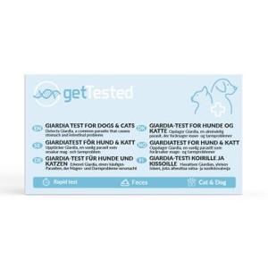 GetTested Magparasit Giardia Test För Hund & Katt Snabbtest/självtest 1 st produkt bild
