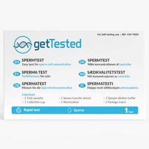 GetTested Spermtest 1 stk produktbillede
