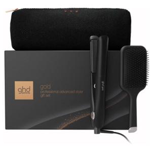 ghd Cashmere Collection Gold Hair Straightener Festive Gift Set in Black produkt bild