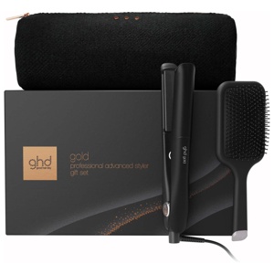 ghd Cashmere Collection Gold Hair Straightener Festive Gift Set in Black Produktbild