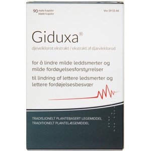 Giduxa bløde kapsler 90 stk. Plantelægemiddel produktbillede