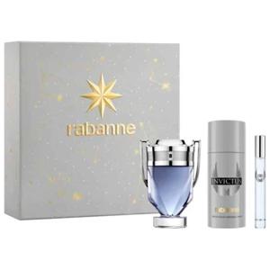 Gifset Paco Rabanne Invictus Edt 100ml + 150ml Deo Spray +10ml Travel size produkt bild