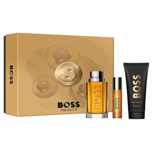 Giftset Boss The Scent Edt 100ml + Shower Gel 100ml + Edt 10ml produkt bild