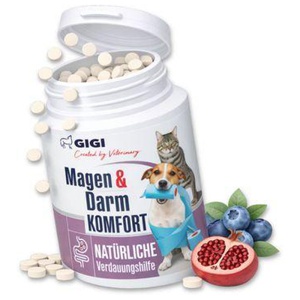 GIGI VET Magen & Darm Komfort Für kleine Hunde und Katzen 60 Stück Produktbild