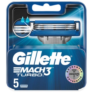 Gillette Blades Mach3 Turbo 5-pack Produktbild