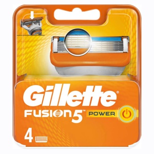 Gillette Fusion5 Power-Barberblade 4 stk. produktbillede