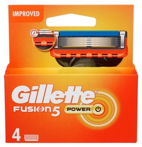 Gillette Fusion5 Power Razor Blades 4-pack 4 stk produktbilde