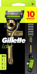 Gillette Labs Rakhyvel med Exfoliating Bar, Champion Gold Edition produkt bild