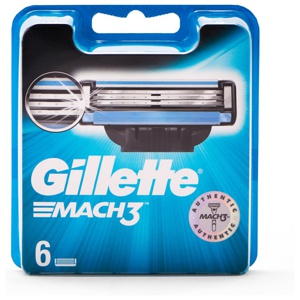 Gillette Mach3 Rasierklingen 6er Pack Produktbild