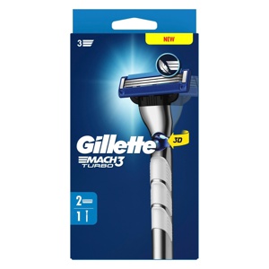 Gillette Mach3 Turbo Men's Razor 2 Blades produktbilde