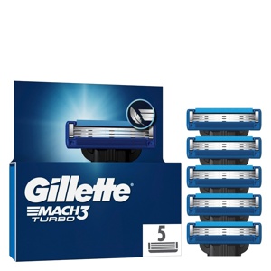 Gillette Mach3 Turbo Men’s Razor Blade Refills 5 stk produktbilde