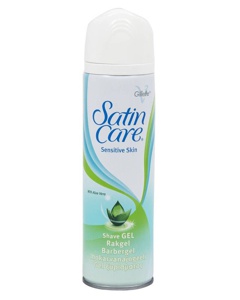 Gillette Satin Care Sensitive Shave Gel produktbillede