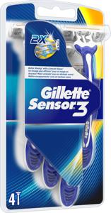 Gillette Sensor3 Comfort Engångsrakhyvlar, 4 st produkt bild