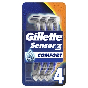Gillette Sensor3 Engangsskrabere 4 pcs produktbillede