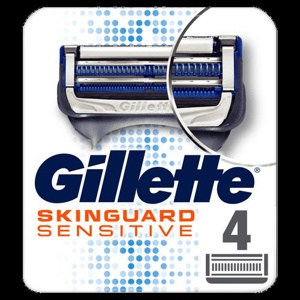 Gillette Skinguard Sensitive barberblader 4 stk produktbilde