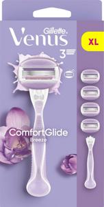 Gillette Venus ComfortGlide Breeze Rakhyvel Och 4 st Rakblad produkt bild