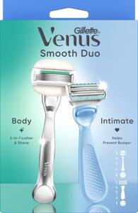 Gillette Venus Duopack Rakhyvel för Intimområdet och ComfortGlide 2 rakblad produkt bild