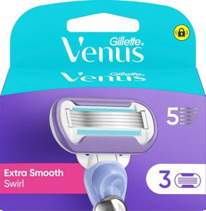 Gillette Venus Extra Smooth Swirl rakblad 3 st produkt bild