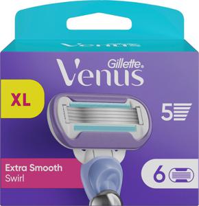 Gillette Venus Extra Smooth Swirl Rakblad 6 st produkt bild