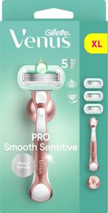 Gillette Venus Pro Smooth Sensitive Rakhyvel & 3 st Rakblad Samt Duschhållare produkt bild